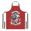 Scary Santa Apron with Jack Skellington and Halloween Imagery