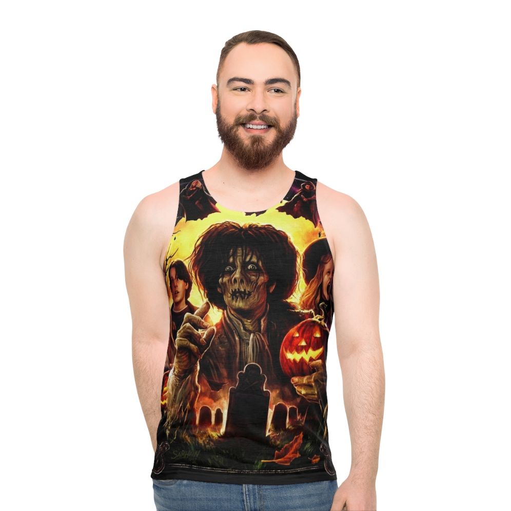 Spooky Halloween Witches Unisex Tank Top