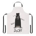 Spooky horror apron featuring a Babadook-inspired design, perfect for fans of the cult classic horror movie.