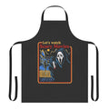 Spooky horror movie lover's apron with ghostly and haunting imagery