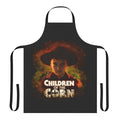 Children of the Corn-inspired apron with a spooky corn field design