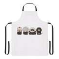 Spooky horror-themed apron with Southpark and Hellraiser-inspired design