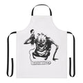 Spooky horror-themed apron with a frightening design
