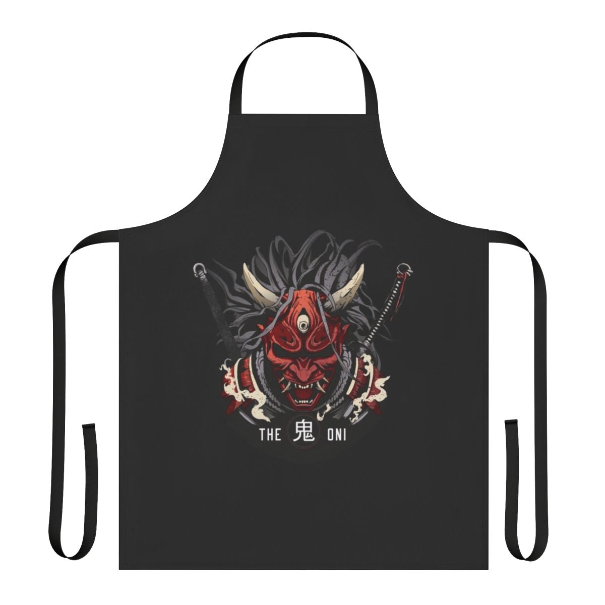 Stylish cooking apron featuring a horror-inspired design, perfect for fans of the game Dead by Daylight.