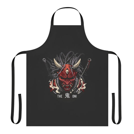 Stylish cooking apron featuring a horror-inspired design, perfect for fans of the game Dead by Daylight.