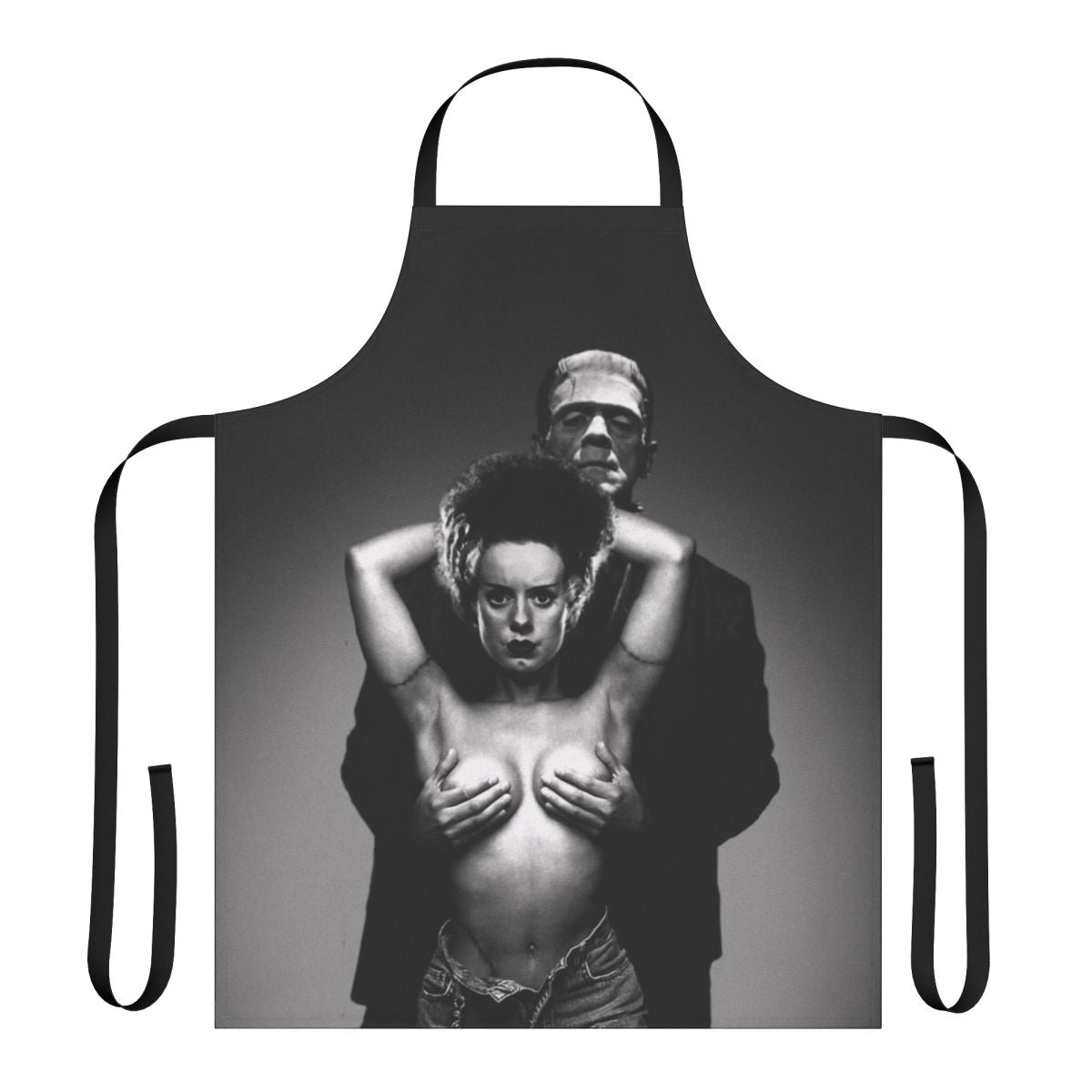 Rotting Bone horror-themed graphic apron