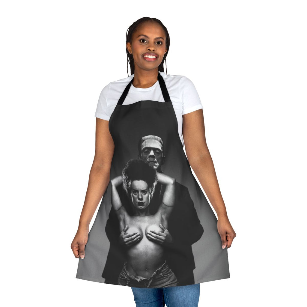 Rotting Bone horror-themed graphic apron