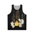 Spooky marshmallow and ghost stories unisex tank top