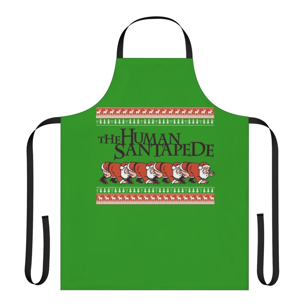Apron with a horror movie-inspired design