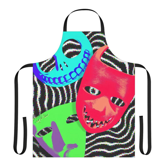 Apron featuring characters from a classic horror movie