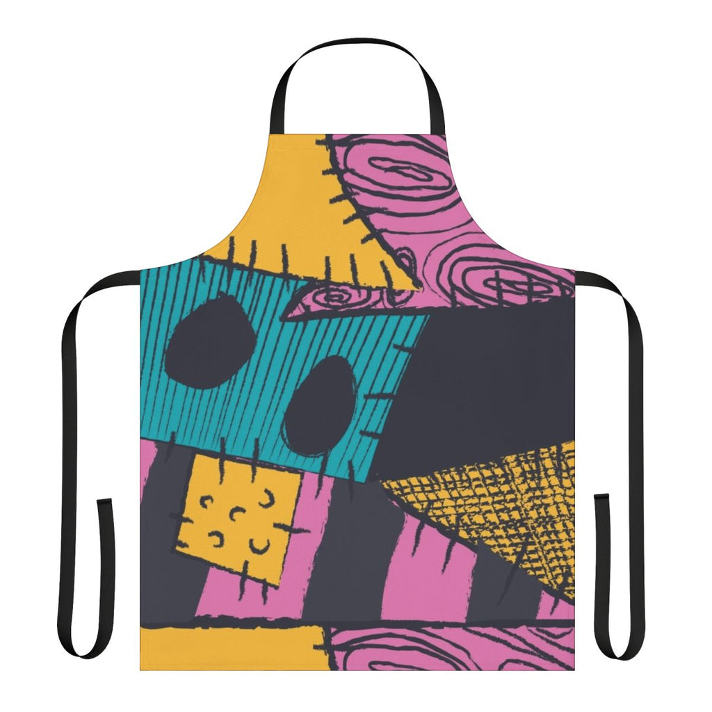 Apron featuring characters and imagery from the Nightmare Before Christmas film