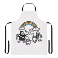 Spooky Pals Apron with Skulls, Ghosts, and Skeletons