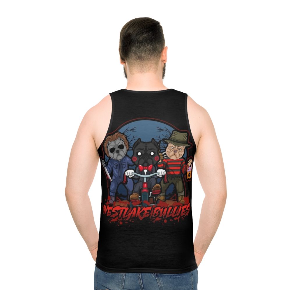 Spooky Pitbull Unisex Tank Top