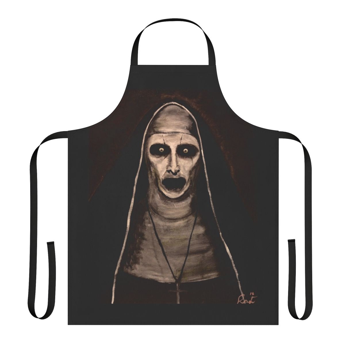 Apron featuring the demonic Sister Valak from The Conjuring 2