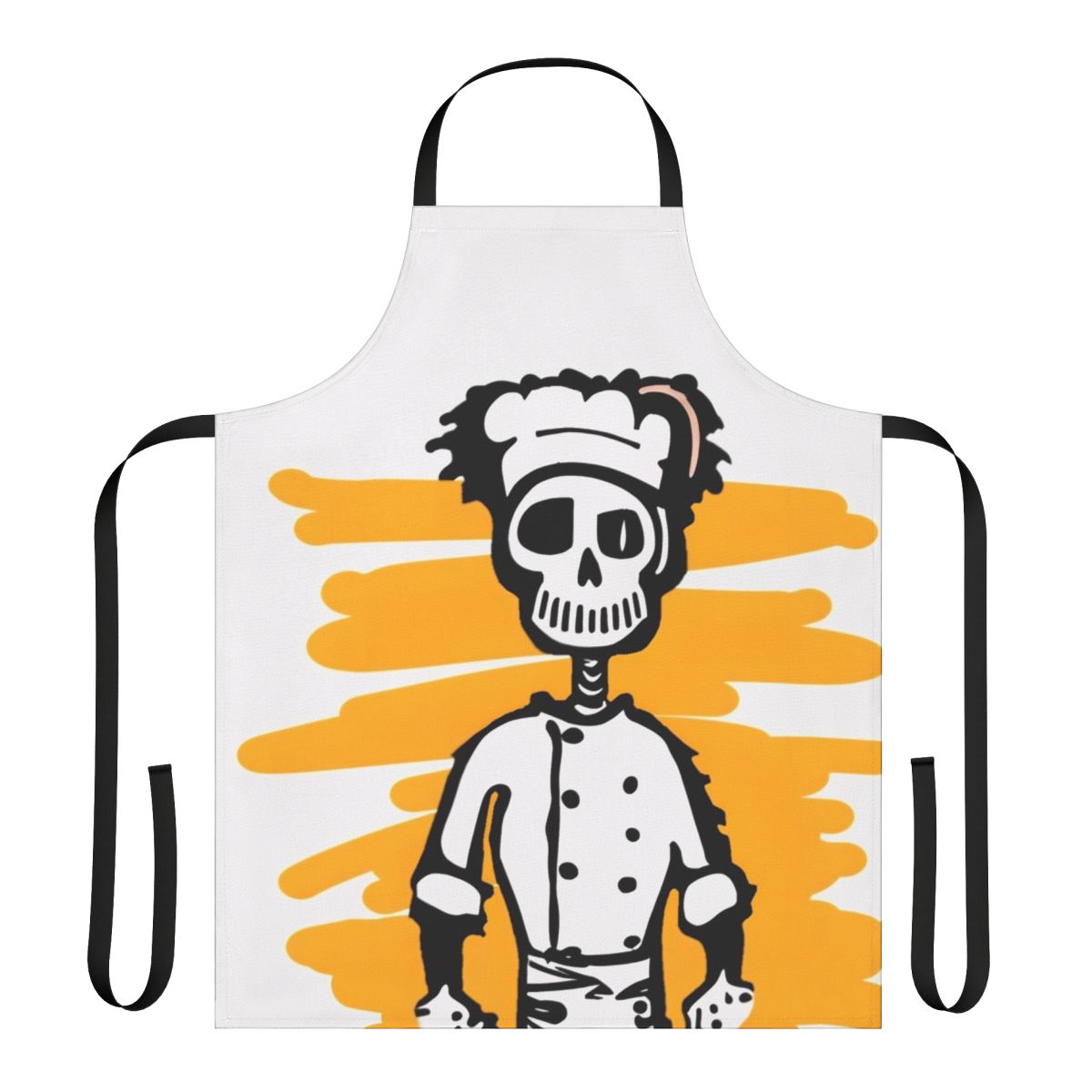 Skeleton Chef Apron for Cooking and Kitchen Wear
