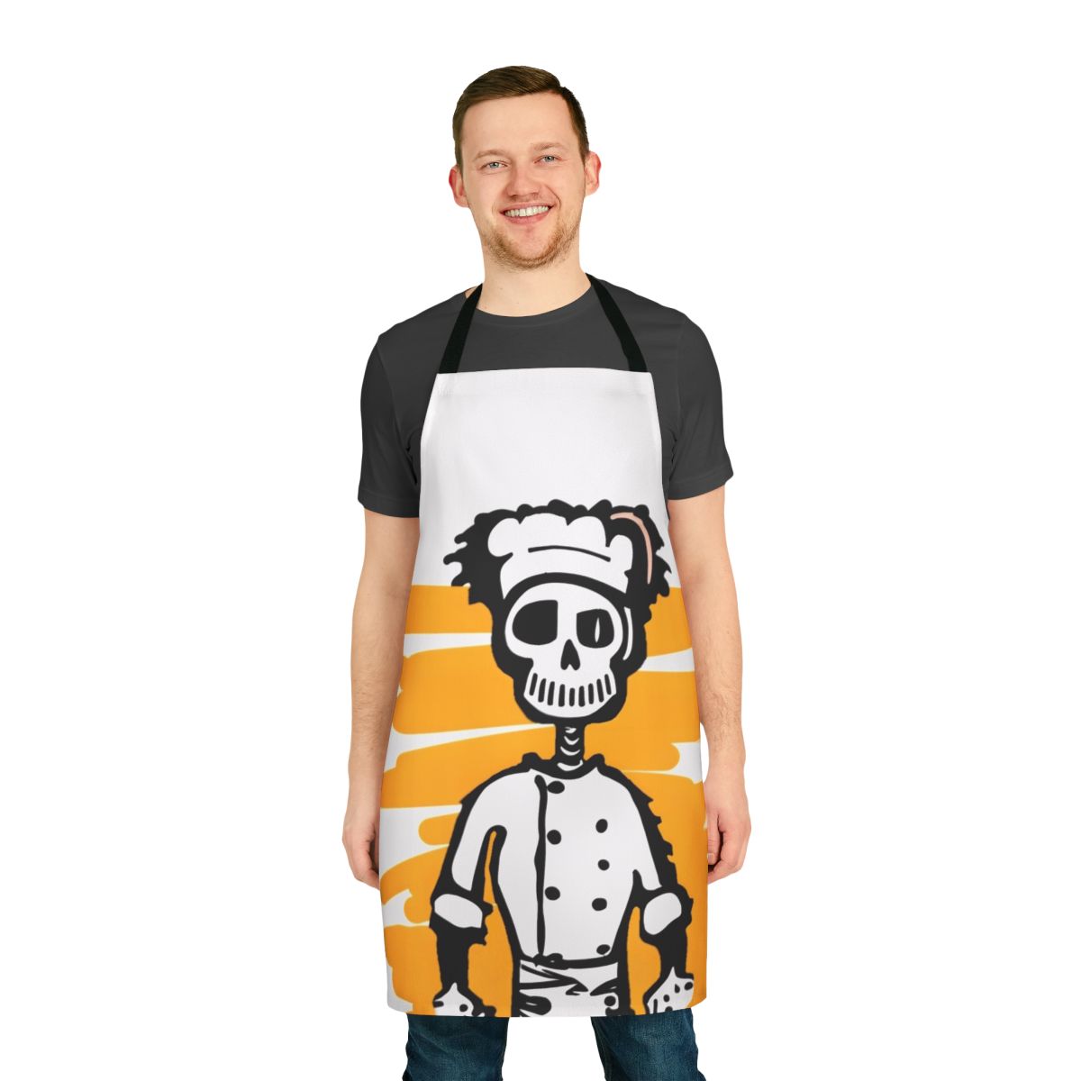 Skeleton Chef Apron for Cooking and Kitchen Wear