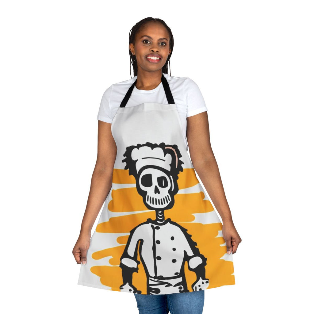 Skeleton Chef Apron for Cooking and Kitchen Wear