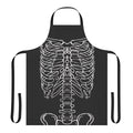 Skeleton rib cage apron with dark, spooky design