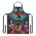 Stranger Things-themed apron with a spooky, otherworldly design
