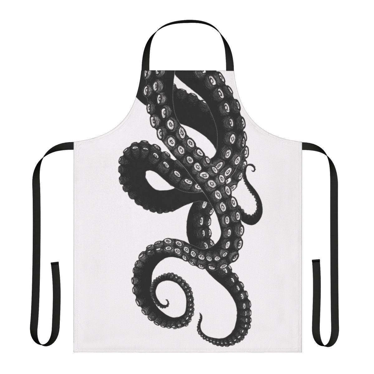 Spooky tentacle apron with a creepy sea creature design
