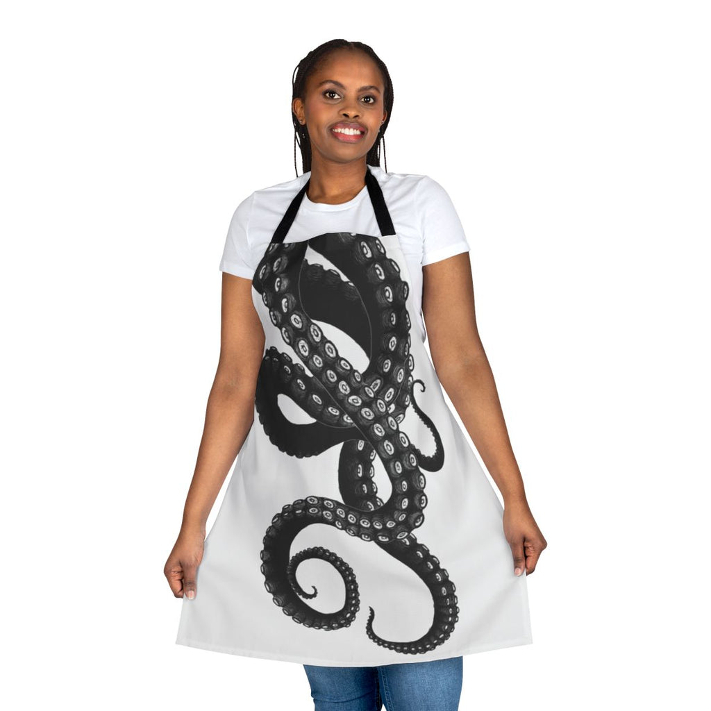 Spooky tentacle apron with a creepy sea creature design
