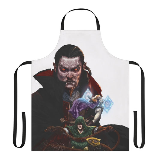 Vampire Survivors inspired apron featuring the game's iconic art and design