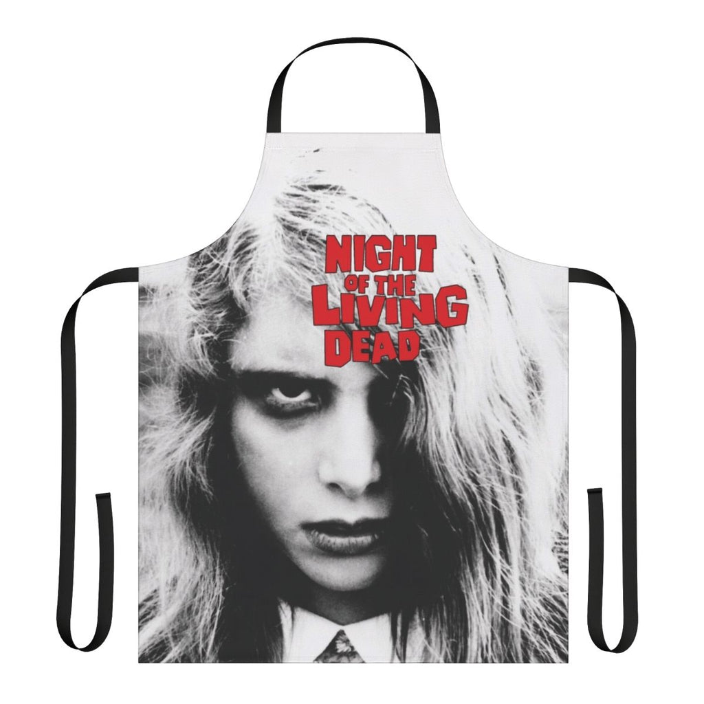 Zombie girl apron with Night of the Living Dead horror movie design
