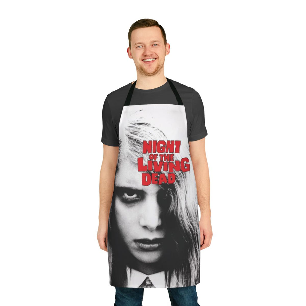 Zombie girl apron with Night of the Living Dead horror movie design