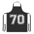 Sports jersey number 70 themed apron for athletic enthusiasts and fans