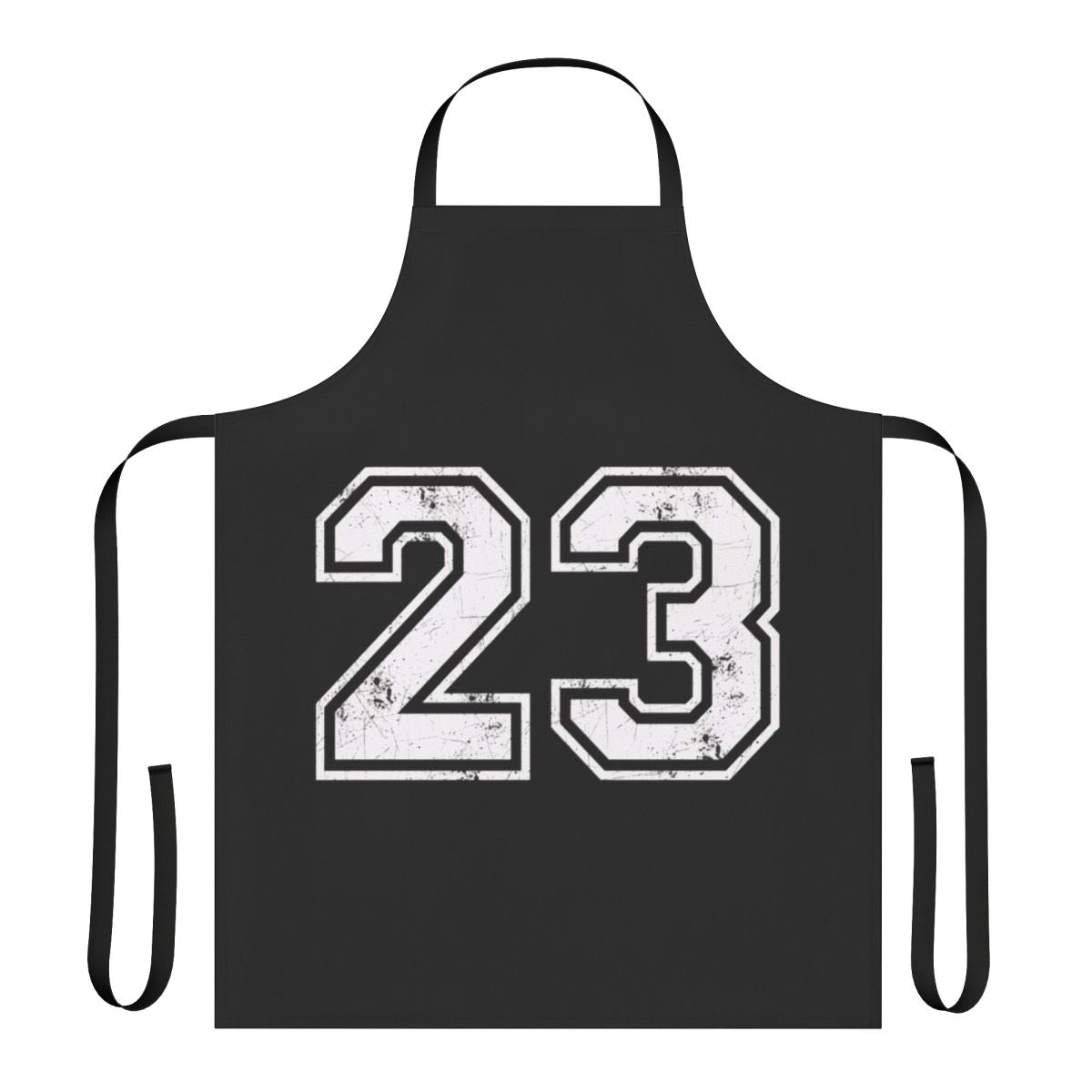 Sports apron with number 23 jersey design