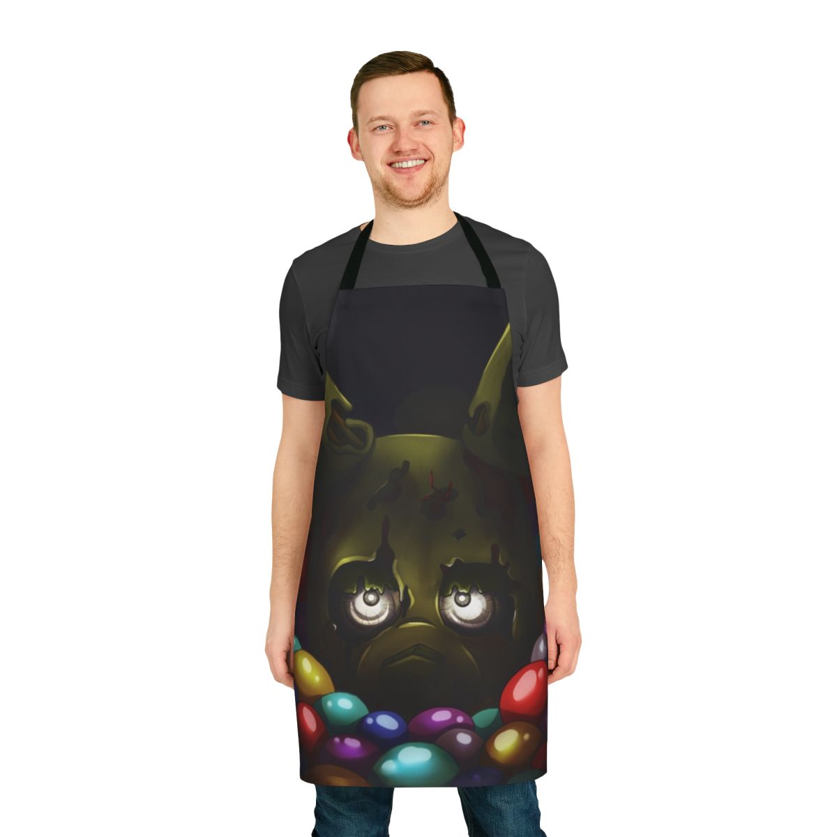 Springtrap Inspired Apron with Five Nights at Freddy's Fan Art Design