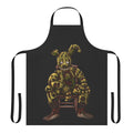A horror-themed apron featuring the Springtrap animatronic character from the Five Nights at Freddy's video game series.