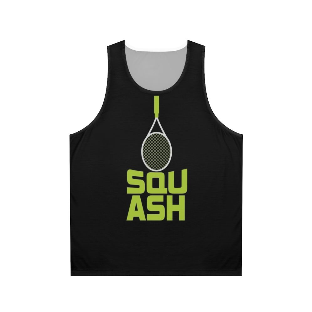 Squash racket sports ball unisex athletic tank top