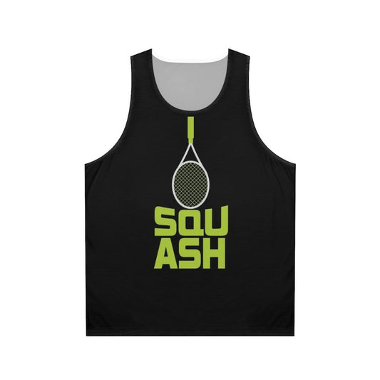 Squash racket sports ball unisex athletic tank top