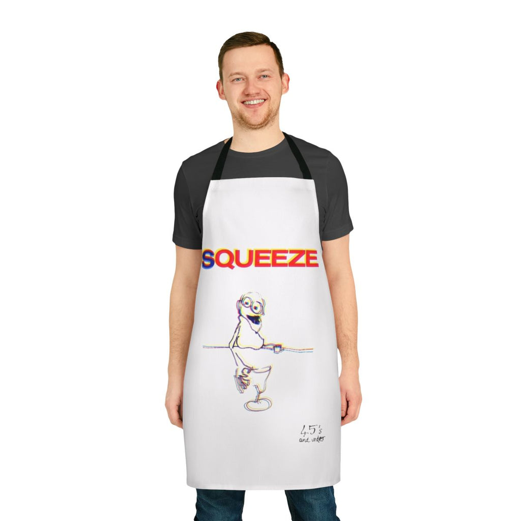 A high-quality apron designed for cooks and bakers with a 45-inch or smaller waist