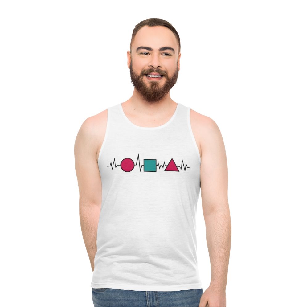 Unisex Squid Game Heartbeat Tank Top