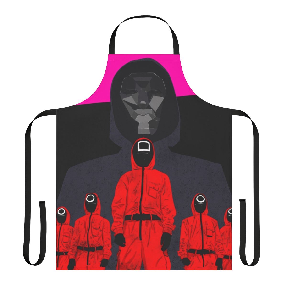 Apron with Squid Game inspired design