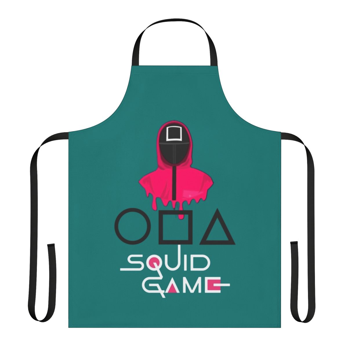 Squid Game Inspired Apron with Iconic Soldier Uniform Design