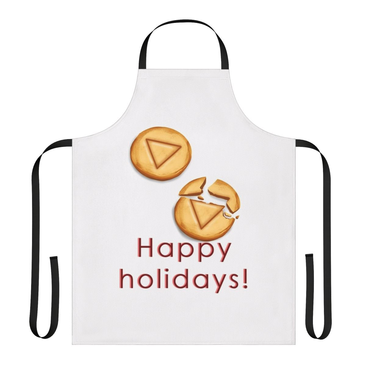 Squid Game-inspired kitchen apron with colorful graphic design