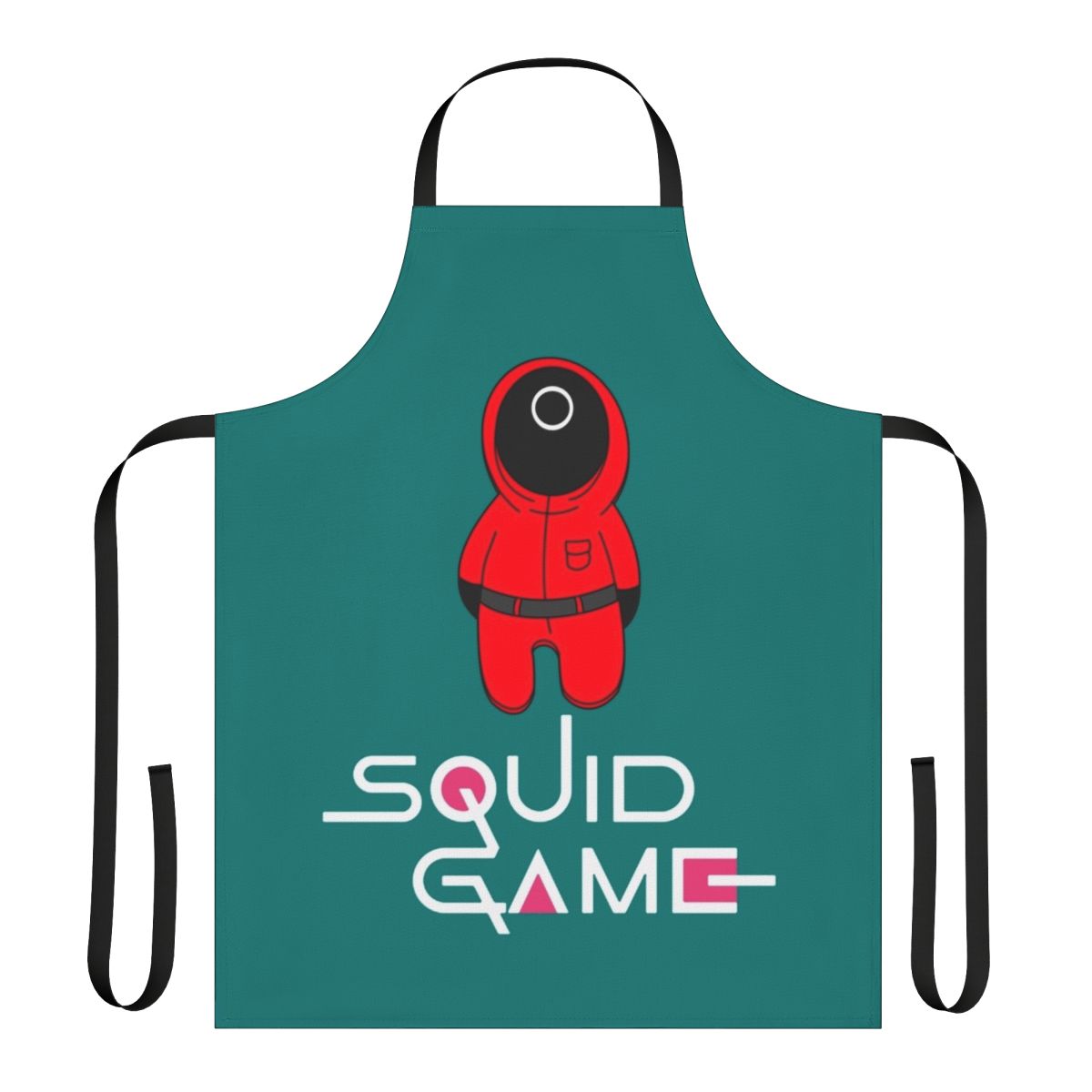 Squid Game Inspired Apron with Iconic Imagery and Motifs