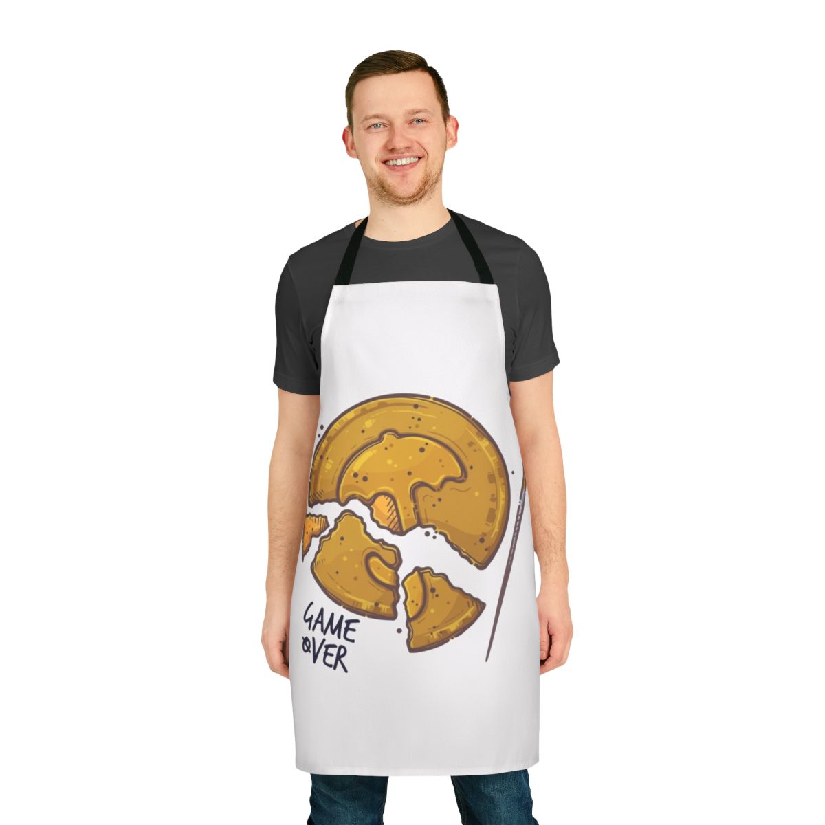 Squid Game Inspired Apron with Iconic Shapes and Symbols