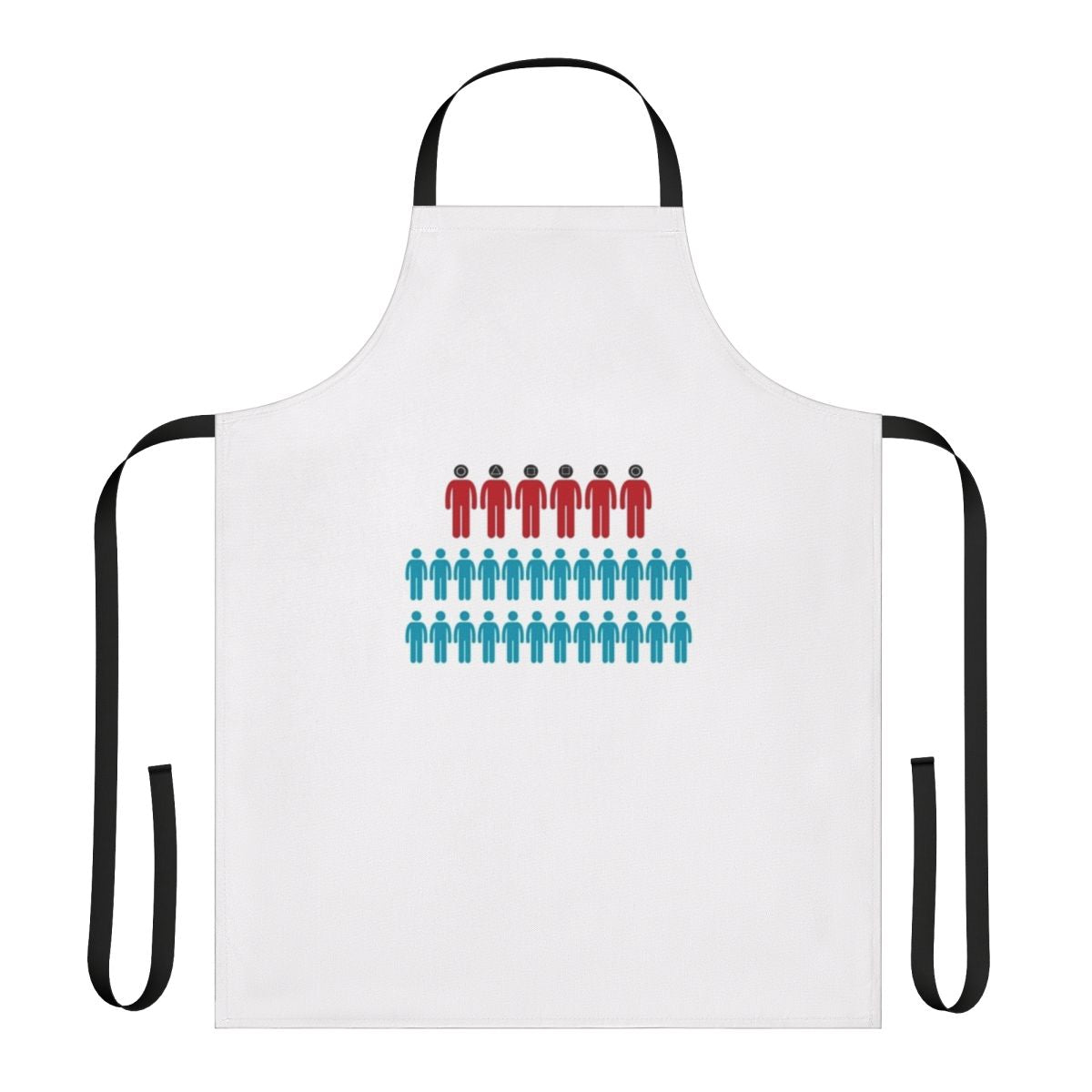 Squid Game Inspired Apron with Iconic Geometric Design