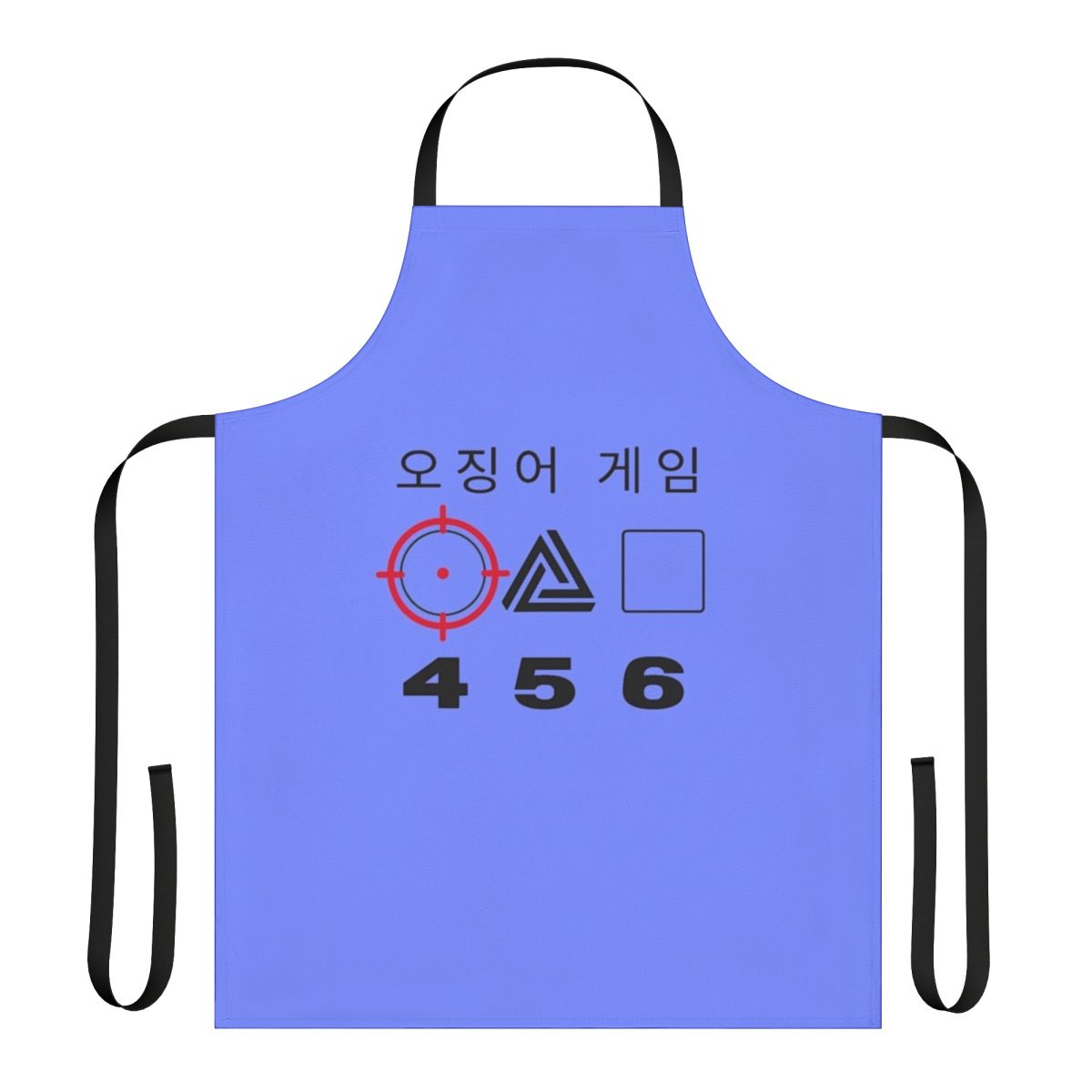 Squid Game-Inspired Apron with Stylized Rules Design