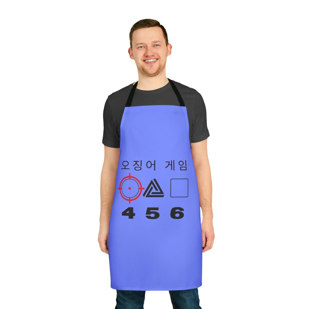 Squid Game-Inspired Apron with Stylized Rules Design