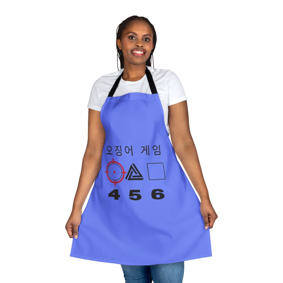 Squid Game-Inspired Apron with Stylized Rules Design