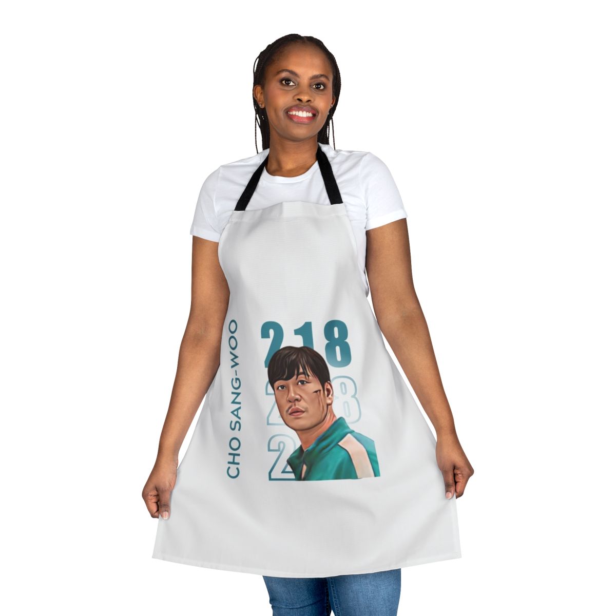 Squid Game Player 218 Cho Sang Woo Inspired Apron