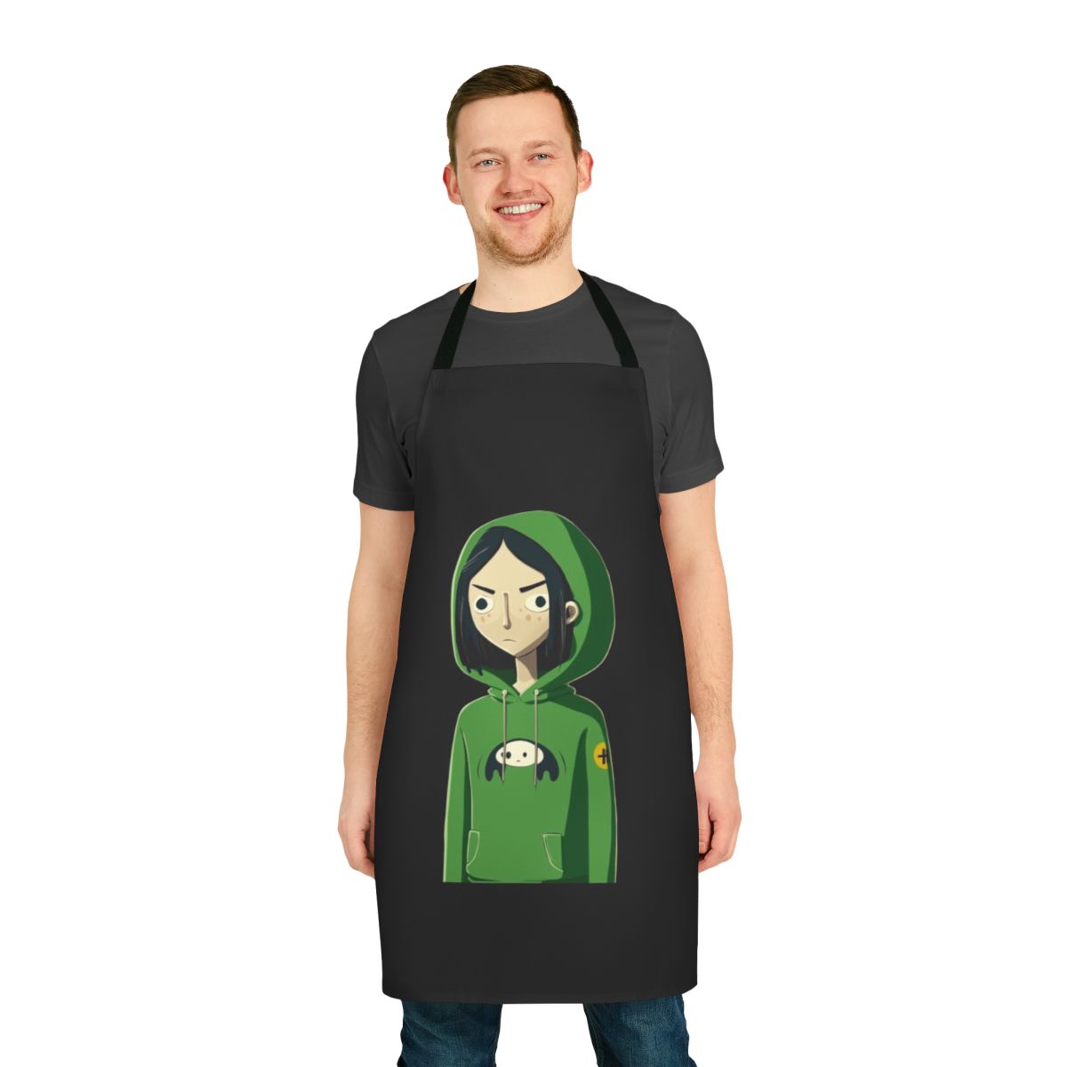 Squid Game inspired apron featuring character Kang Sae Byeok (Player 067)