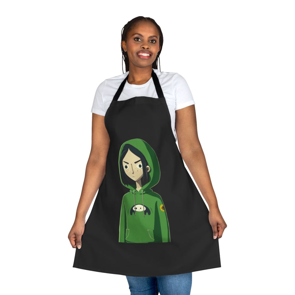 Squid Game inspired apron featuring character Kang Sae Byeok (Player 067)