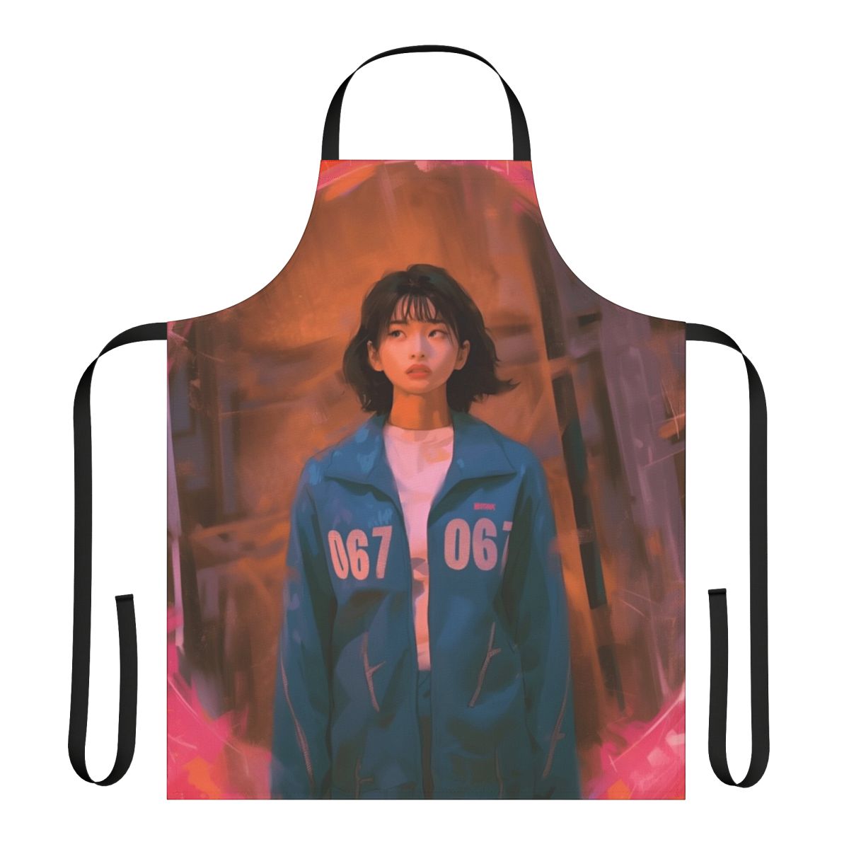 Squid Game Inspired Kang Sae Byeok Player 067 Apron