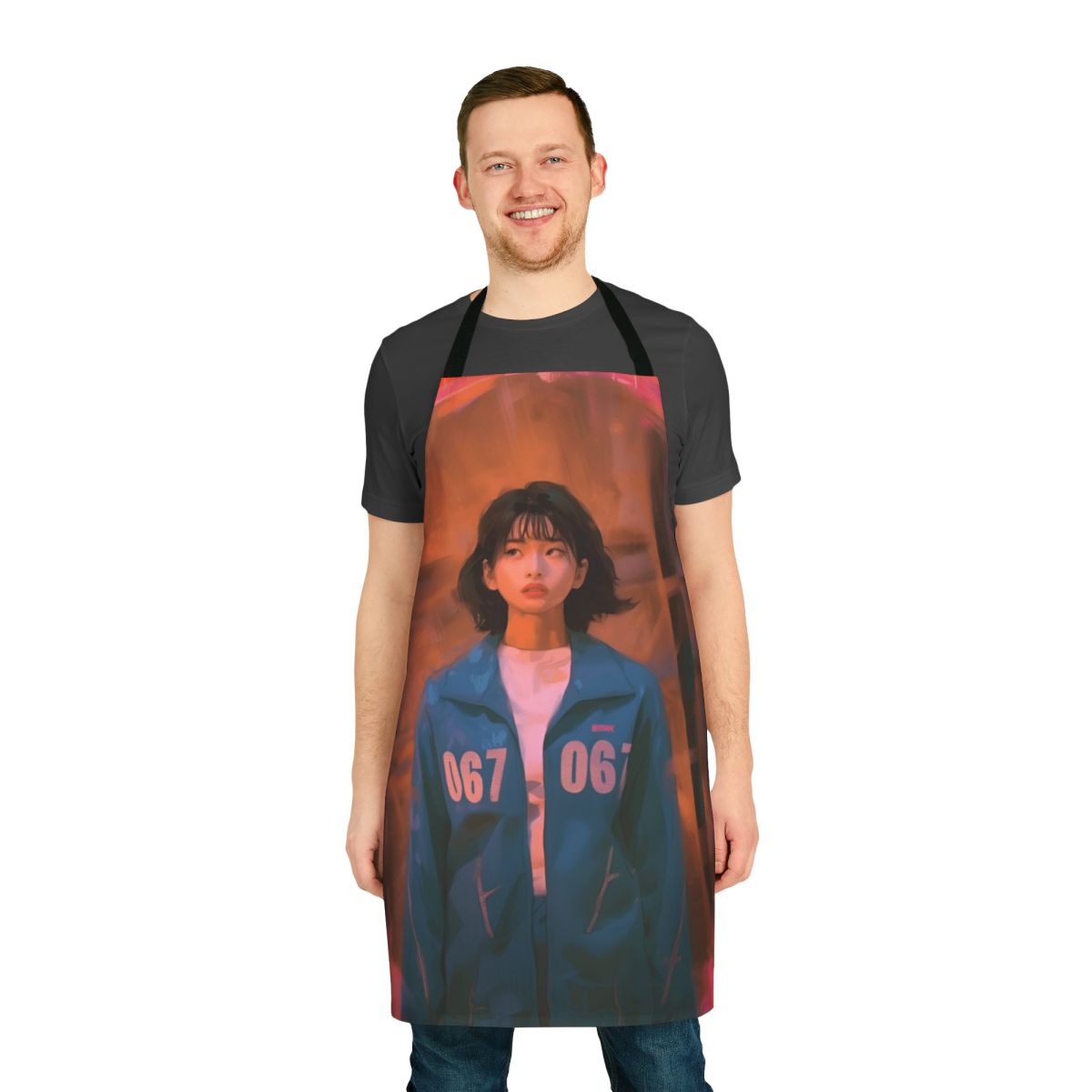 Squid Game Inspired Kang Sae Byeok Player 067 Apron